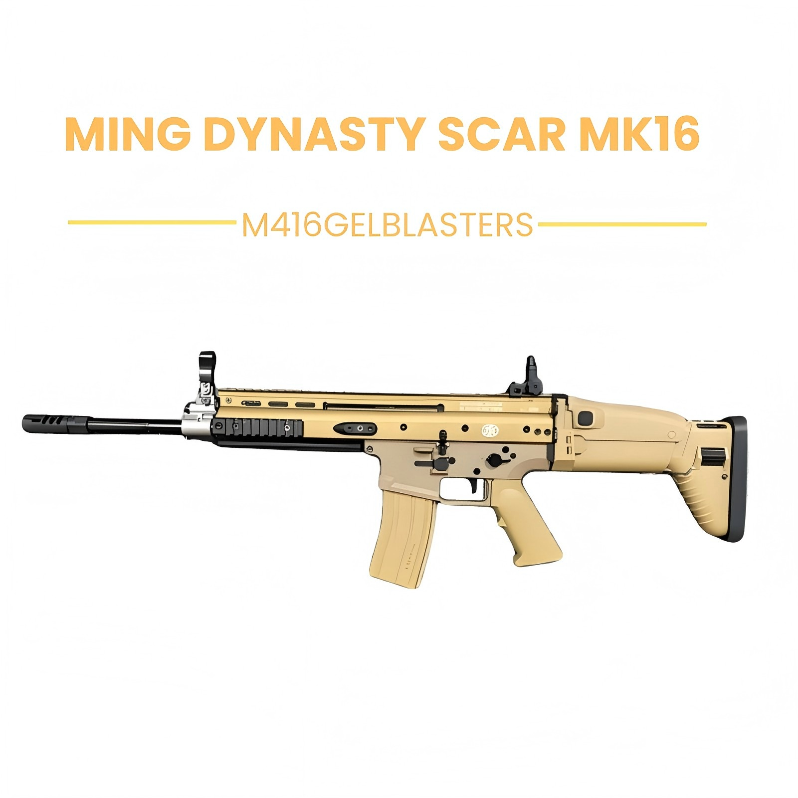 Ming Dynasty SCAR MK16 Gel Blaster – Modular Design, Multiple