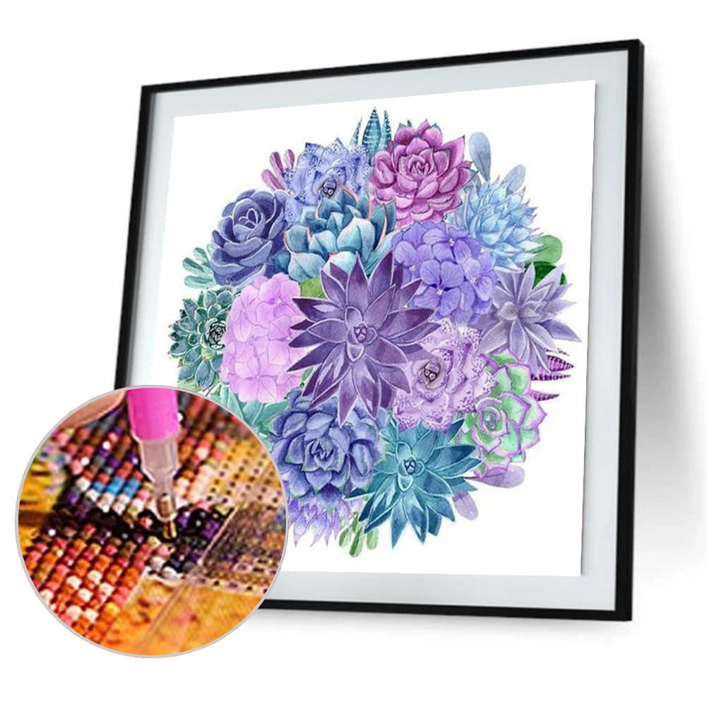 (Multi-Size) Succulents - Round/Square Drill Diamond Painting, Round diamond 30*30cm, 501 Original
(Multi-Size) Succulents - Round/Square Drill Diamond Painting, Round diamond 30*30cm, 501 Original