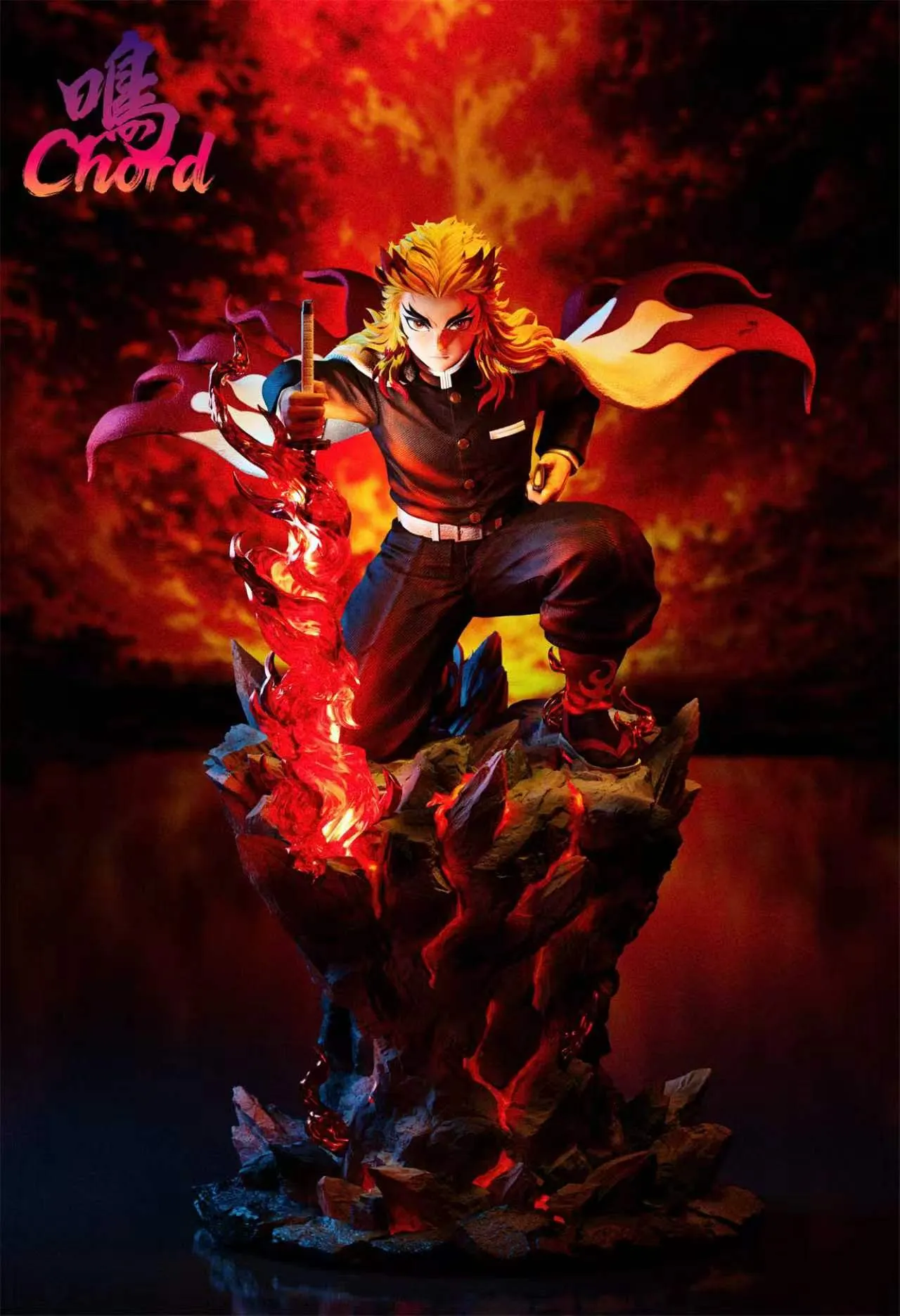 Chord Studio - Flame Breathing Kyojuro Rengoku Demon Slayer-