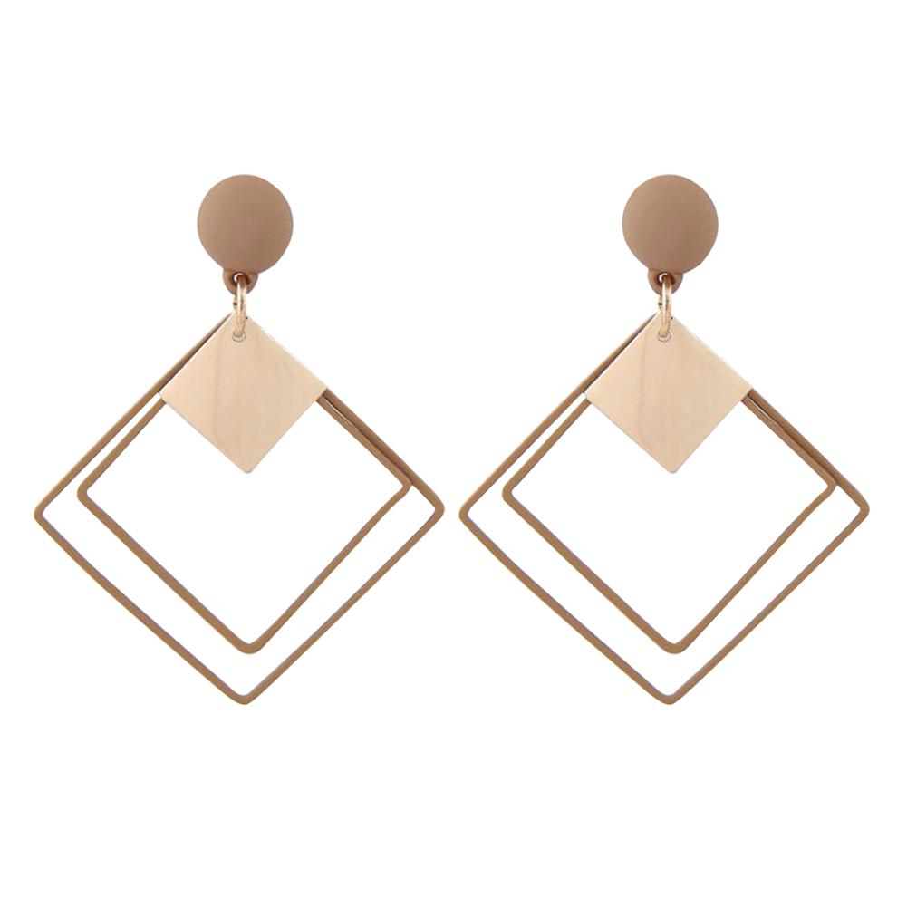 Geometric Square Dangle Ear Stud Women Drop Earrings Jewelry Gift (Camel, 501 Original
Geometric Square Dangle Ear Stud Women Drop Earrings Jewelry Gift (Camel, 501 Original