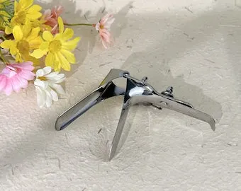 pornhint Pornhint Stainless Steel Anal Plug Vaginal Speculum Expander, Female Vaginal Metal Urethral Dilator, Anus Dilatator, Butt Plugs, Sex Toys, Mature