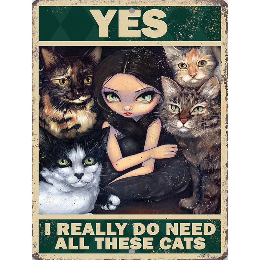 Yes I Really Do Need All These Cats - Round Drill Diamond Painting - 30*40CM, 501 Original
Yes I Really Do Need All These Cats - Round Drill Diamond Painting - 30*40CM, 501 Original
