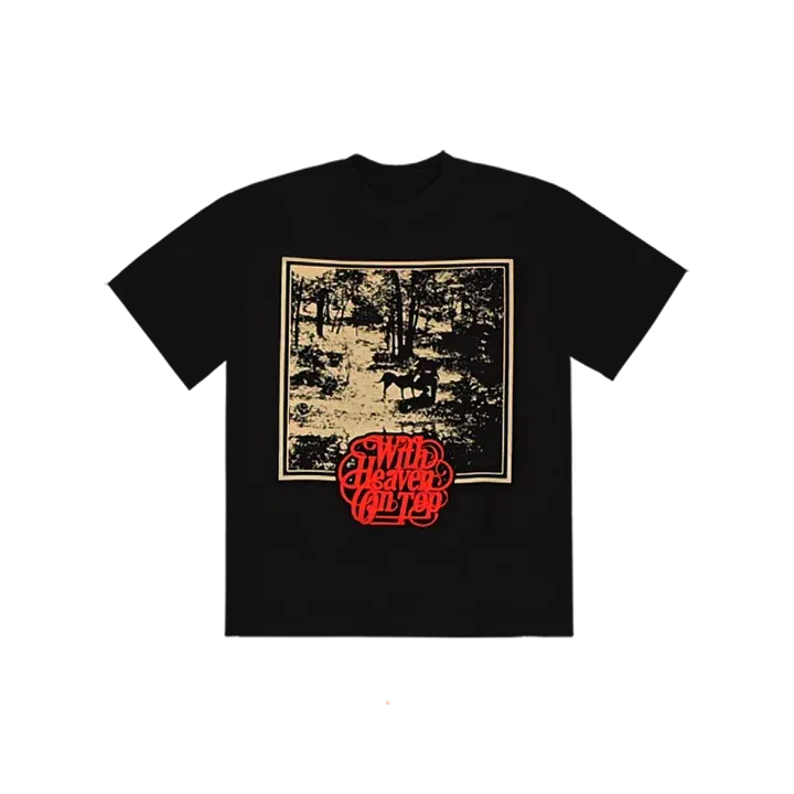 "Zach Bryan With Heaven On Tour forest graphic concert t shirt"