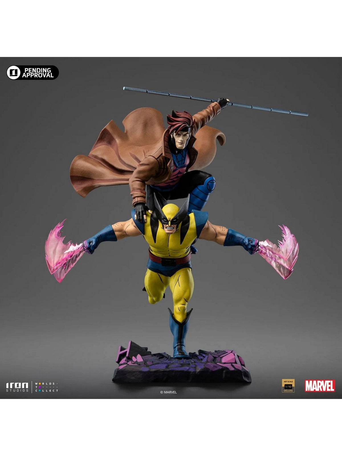 Iron Studios Marvel X-Men 97 1/10 Scale Gambit & Wolverine