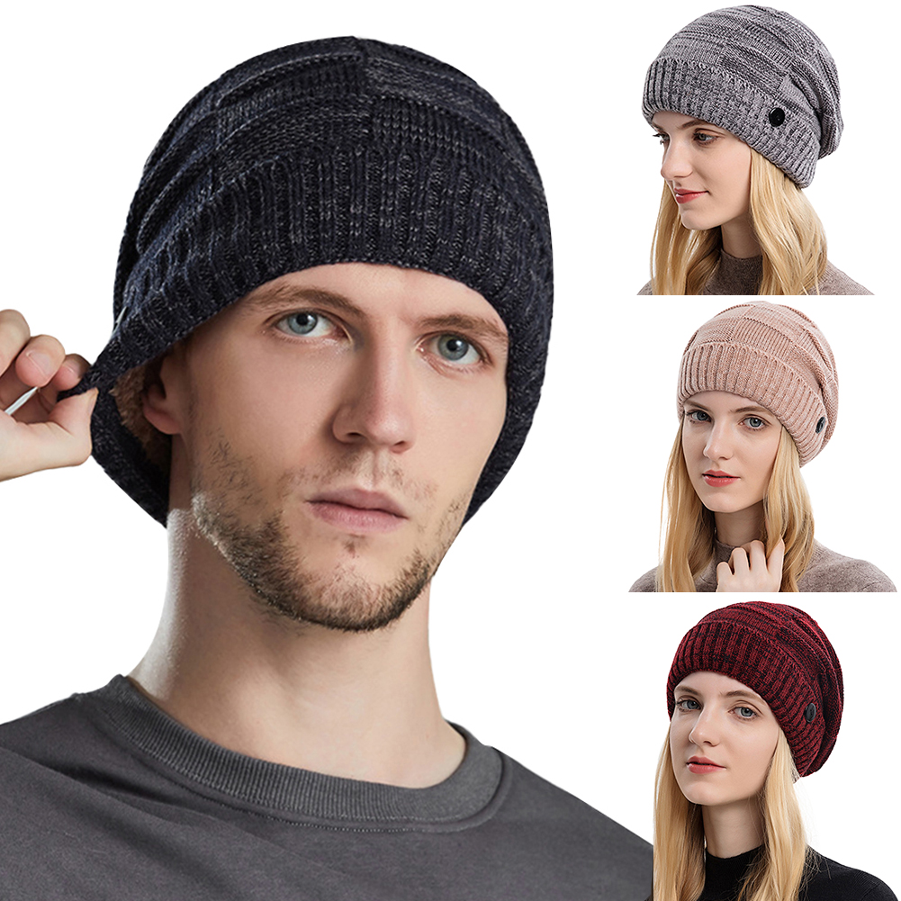 Unisex Knitted Wool Beanie Hat Warm Winter Button Hanging Mask Skull Caps, Light grey, 501 Original
Unisex Knitted Wool Beanie Hat Warm Winter Button Hanging Mask Skull Caps, Light grey, 501 Original
