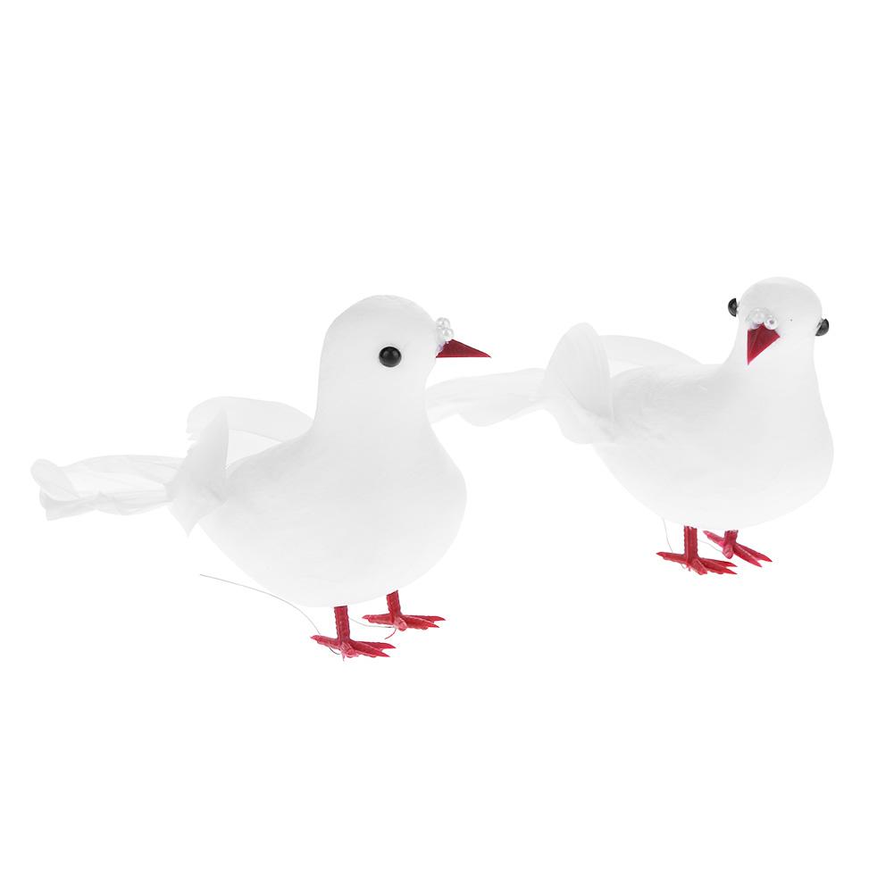 2Pcs White Foam Feather Simulation Doves Wedding Table Decor Home Craft, 501 Original
2Pcs White Foam Feather Simulation Doves Wedding Table Decor Home Craft, 501 Original