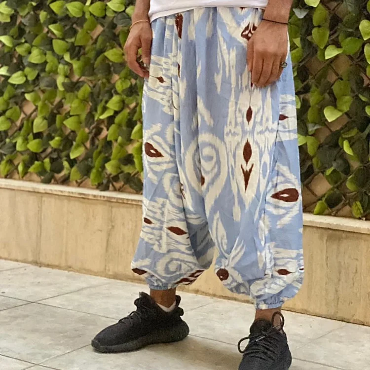Geometric Printed Relaxed Sweatpants