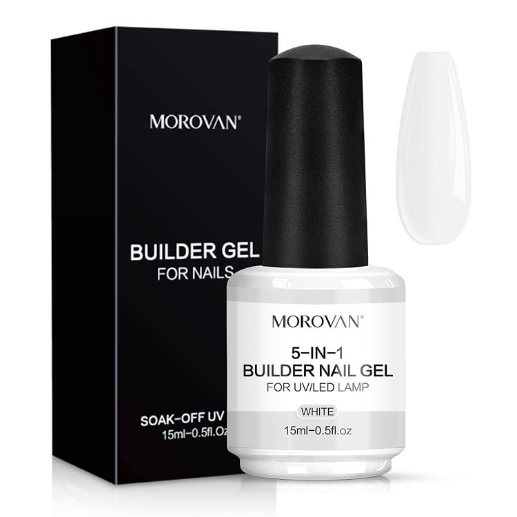 Morovan White Builder Gel for Nails PS19-UV02