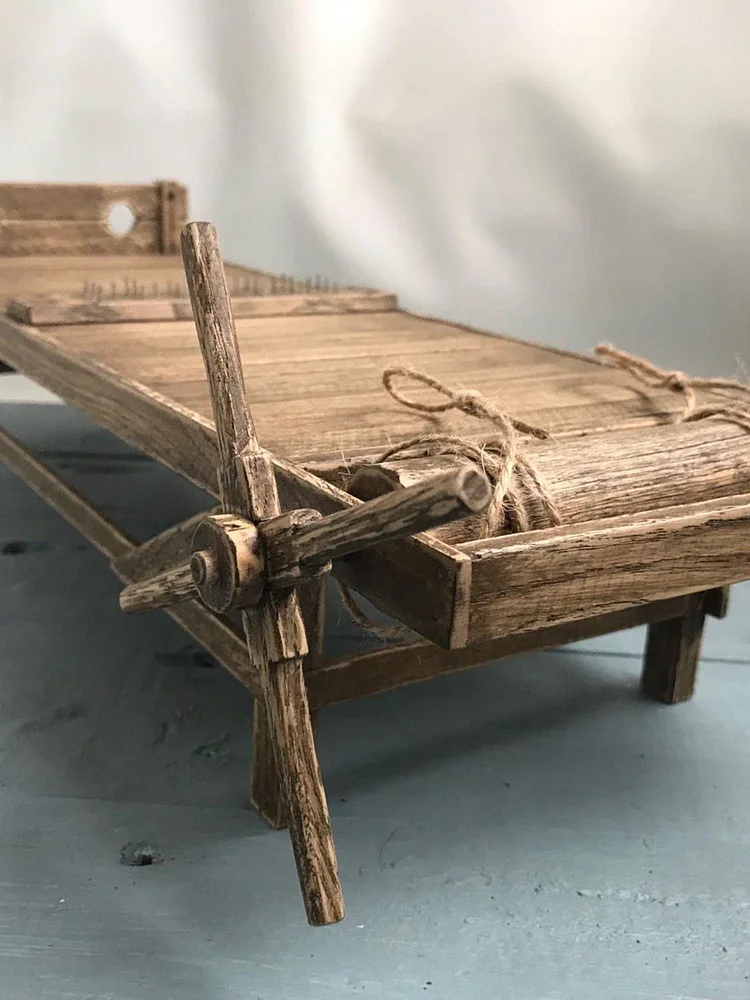 pornhint Pornhint Scale 1:6, rack, medieval instrument of torture, torture chamber miniature, torture dungeon miniatu__ bondage table