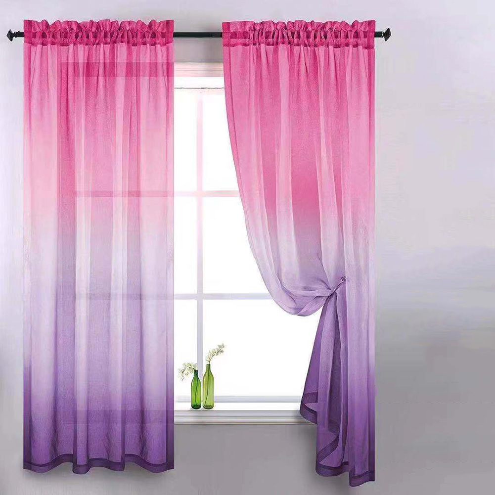 Gradient Window Tulle Curtains for Living Room Sheer Drapes (Rose Purple, 501 Original
Gradient Window Tulle Curtains for Living Room Sheer Drapes (Rose Purple, 501 Original