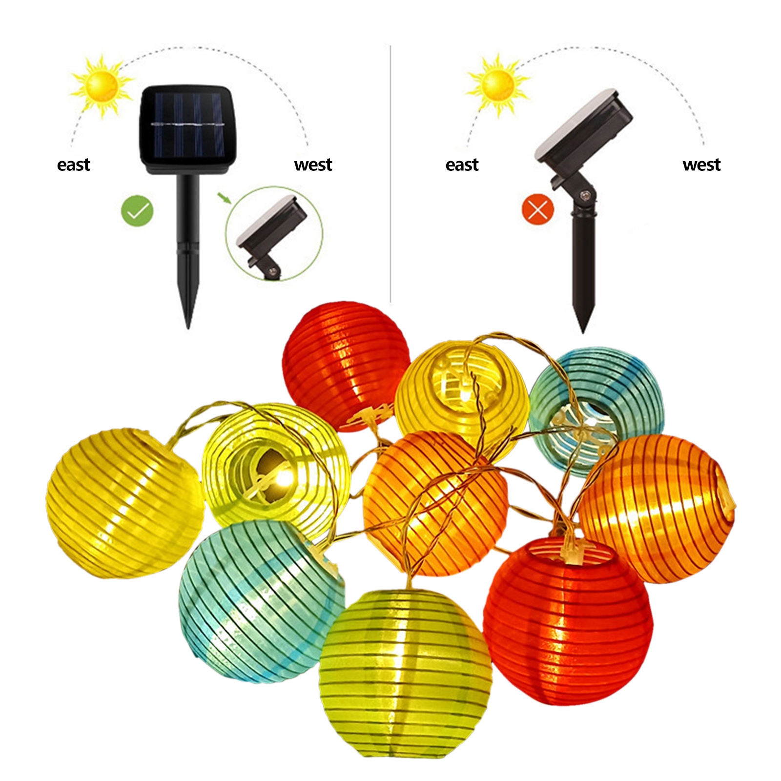 Lantern String Lights, 20/30 LED Waterproof Solar Lantern Fairy Lights, 501 Original
Lantern String Lights, 20/30 LED Waterproof Solar Lantern Fairy Lights, 501 Original