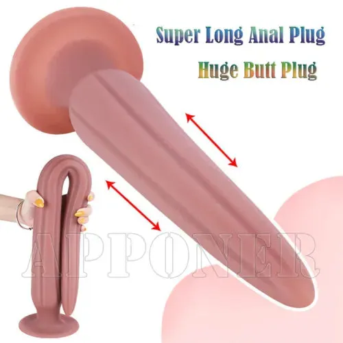pornhint Pornhint 60cm Super Long Anal Dildo Huge ButtPlug Adult Anus Dilator Vaginal Plug Sex Toy