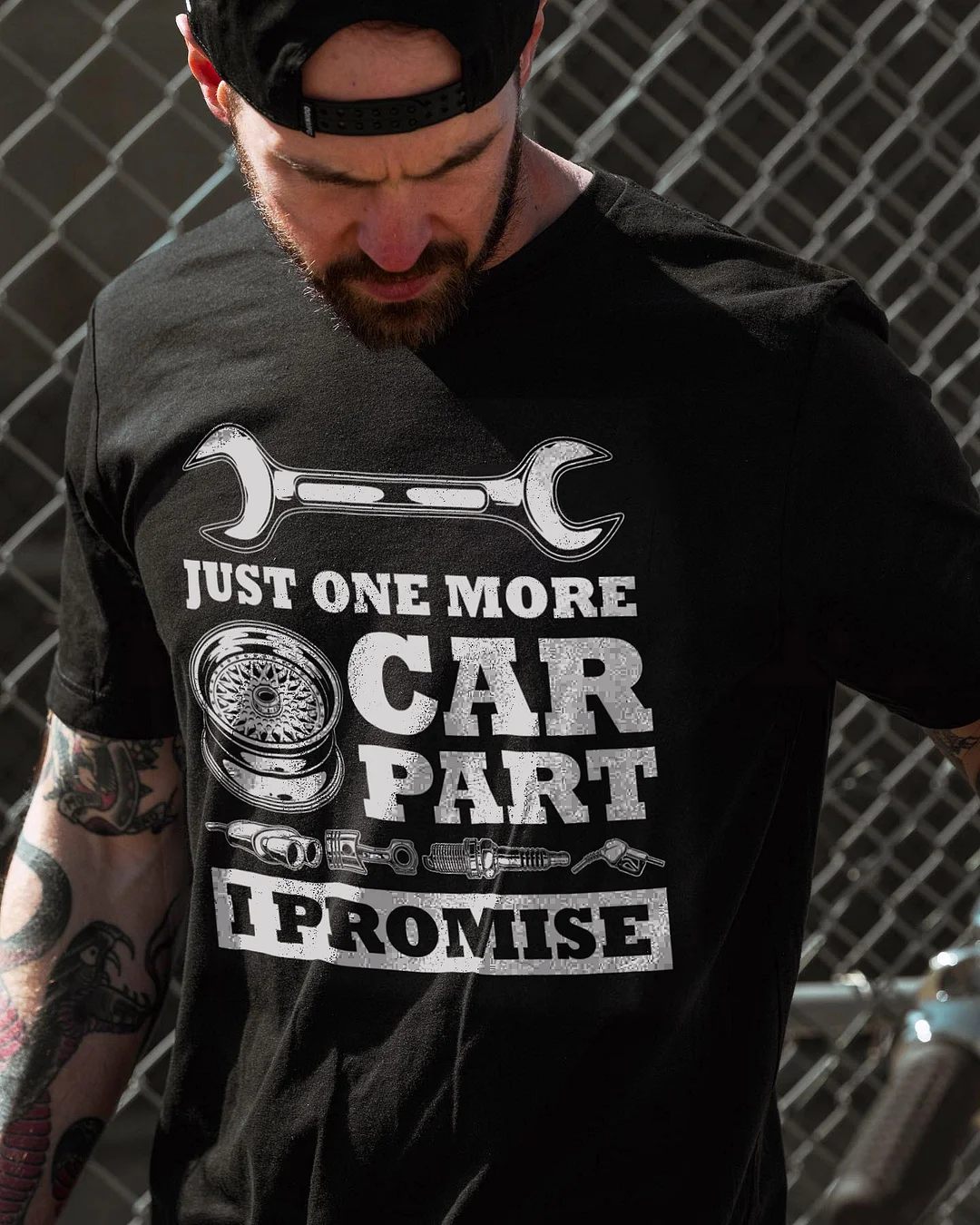 Just One More Car Part I Promise Printed Men's T-shirt - Devcarry