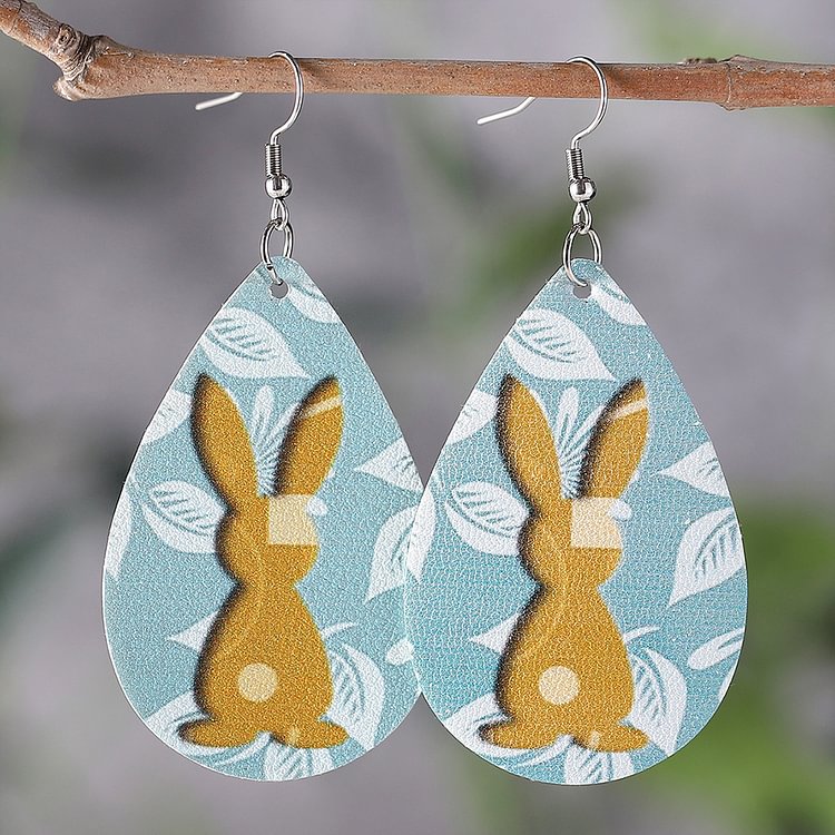 Comstylish Fashion Easter Bunny Earrings