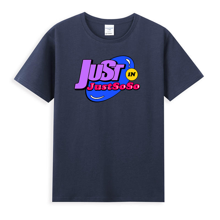Unisex Just In JustSoSo Shirts Ink Blue
