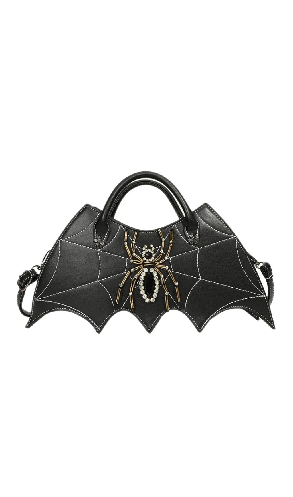 Flowering Girl Women Cobweb Crystal Clutch