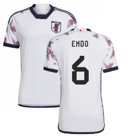Japan Wataru Endo 6 Away Shirt Kit World Cup 2022