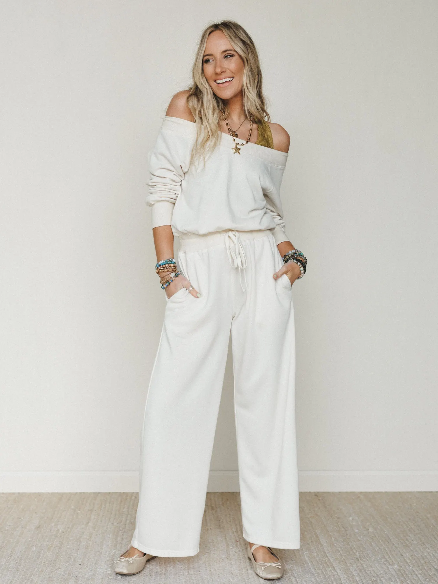 Relaxed Era Jumpsuit - Ecru