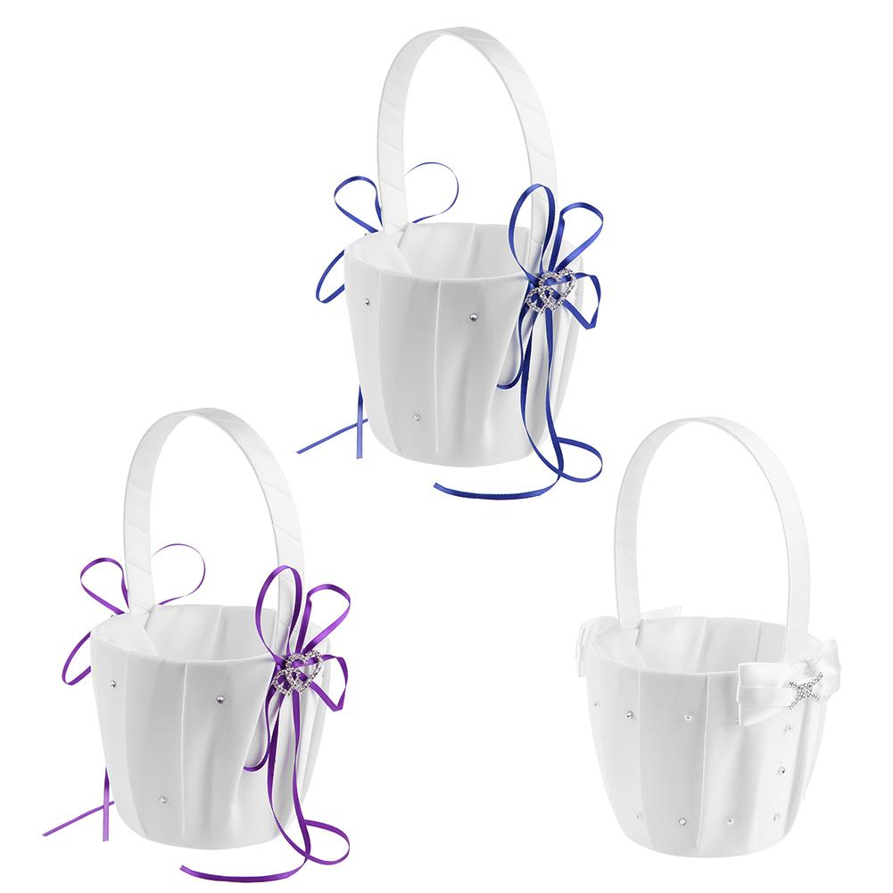 Double Heart Drill Wedding Love Case Satin Basket Bride Flower Girl Basket, 501 Original
Double Heart Drill Wedding Love Case Satin Basket Bride Flower Girl Basket, 501 Original