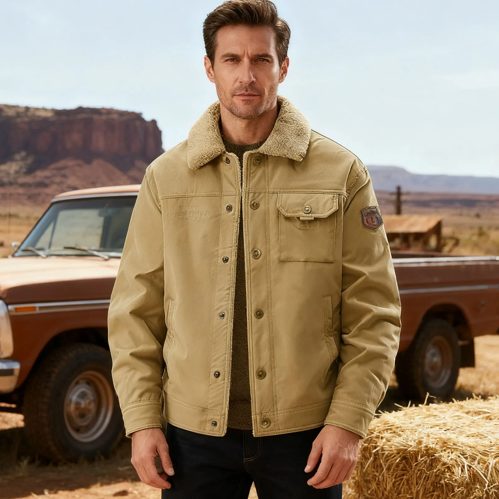 Men's Winter-Ready Sherpa-Lined Jacket