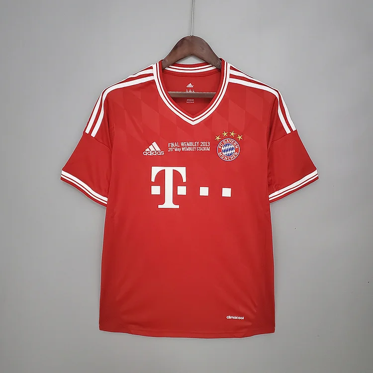 Retro Bayern Munich 13-14 Champions League home   Football jersey retro