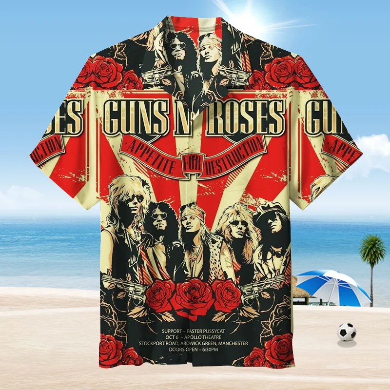 Guns N' Roses |Unisex Hawaiian Shirt