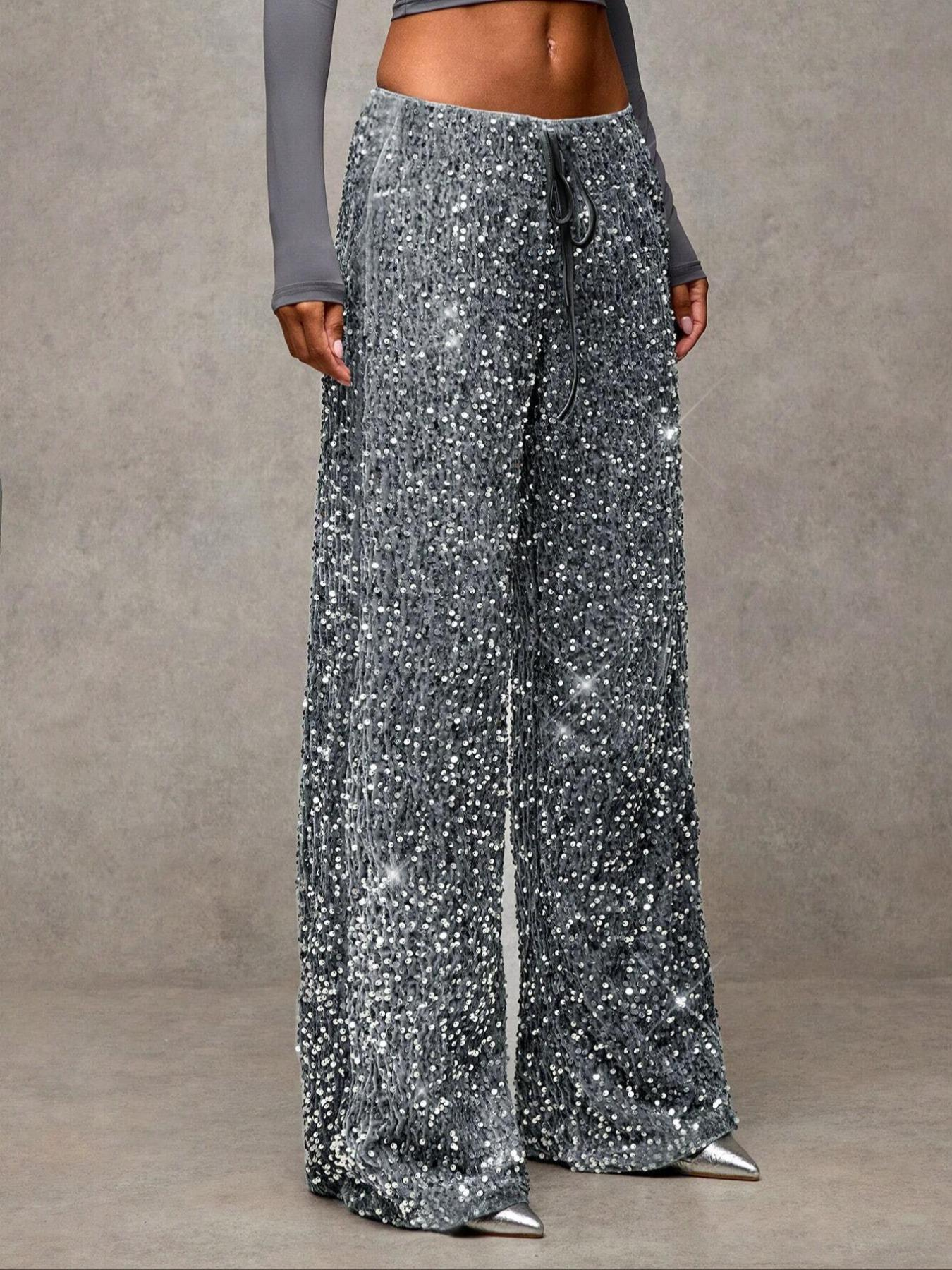 Sparkle Long Sleeve & Pant Mesh Set