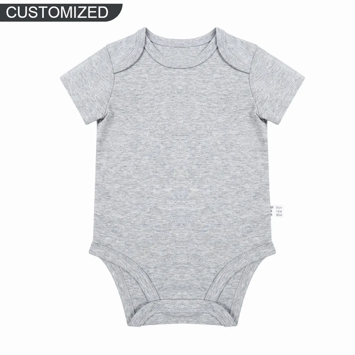 【0M-24M】Customized Butterfly&Flower Letter Baby Bodysuit