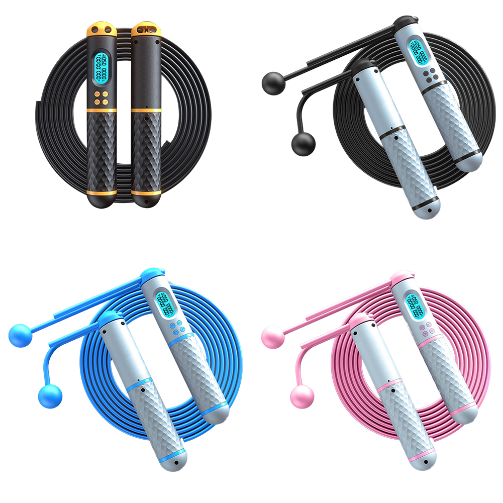 Electronic Skipping Rope Fitness Weight Loss Counting Speed Smart Jump Rope, Black and yellow, 501 Original
Electronic Skipping Rope Fitness Weight Loss Counting Speed Smart Jump Rope, Black and yellow, 501 Original