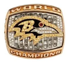 2000 Baltimore Ravens Super Bowl Championship Ring