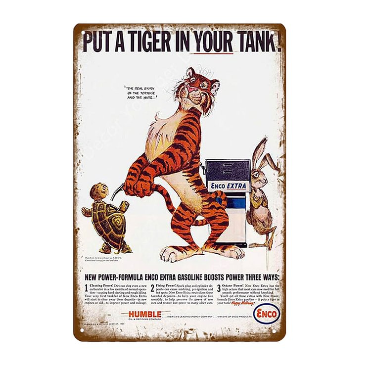 Esso - Vintage Tin Signs/Wooden Signs - 20*30cm/30*40cm