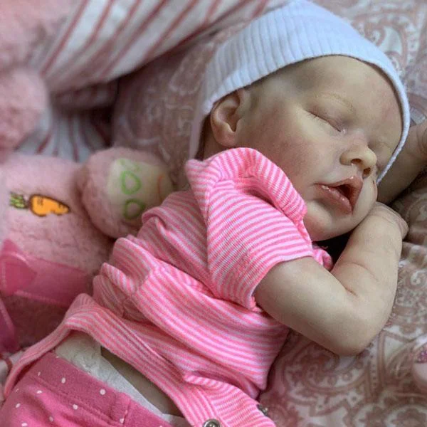 17" Little Beita Reborn Baby Doll | Asleep Silicone Real Baby | Reborn Shoppe  - Reborn Shoppe