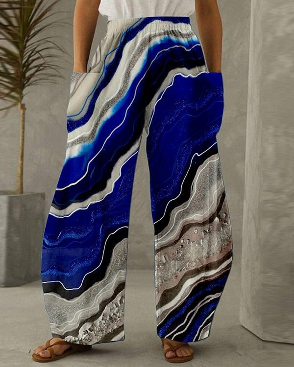 Floral Print Retro Casual Loose Pants S-5XL - Chicaggo