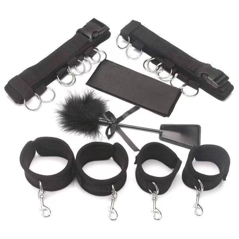 restraint sex toys Pig Tie Harness,Mature Strap,Sexy Gift For Her,Thigh Harness,Plus Size  Harness,Bondage Handcuffs,Bdsm Cuffs,Wrist Cuffs,Ankle Cuffs,Bondage, Restraint,Restraint,Lingerie,Thigh Harness Erotic,Adult Toys, Pig Tie  Fixing Set,Wrist Cuffs,Honeymoon Set,Bed main image 0
