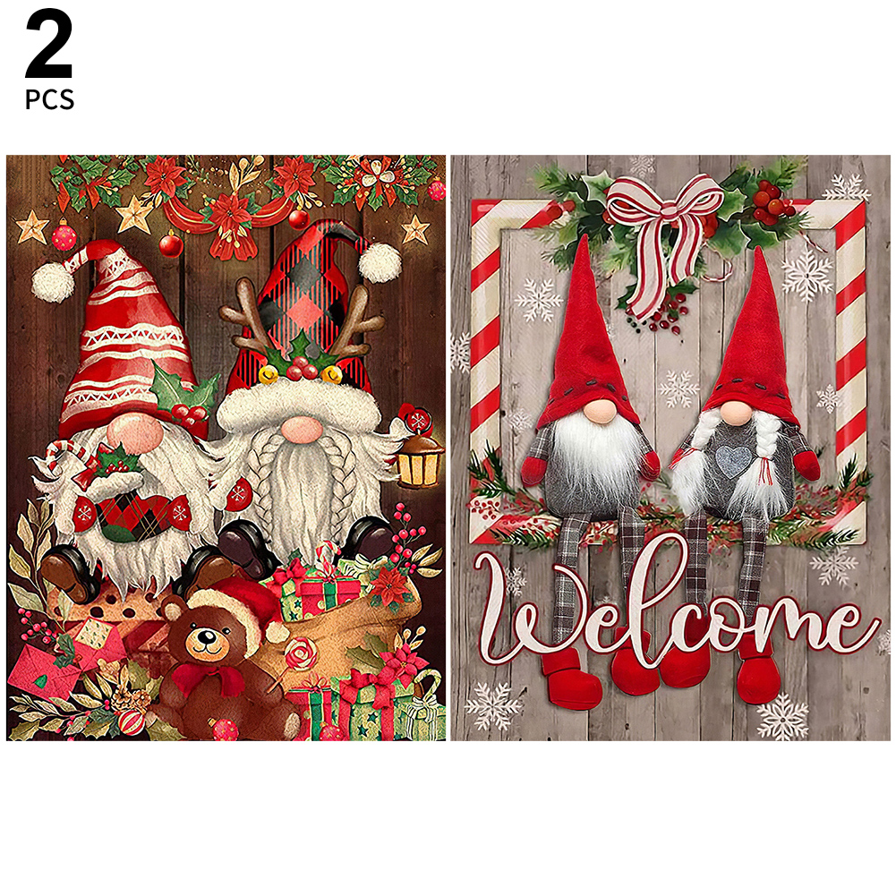 2pcs Diamond Painting Set - christmas gnome (30*40CM)