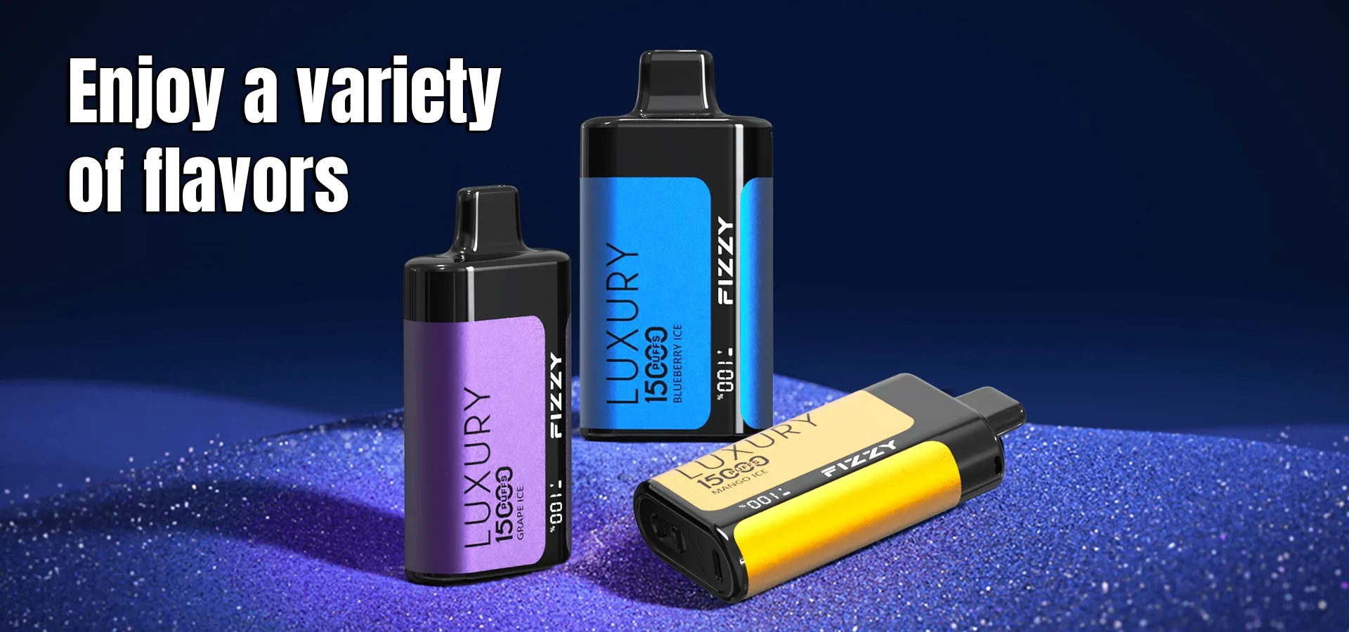 Fizzy Luxury 15000: Premium Vape mit 15.000 Zügen & 15 Aromen fumotvapeshop fumotvapeshop