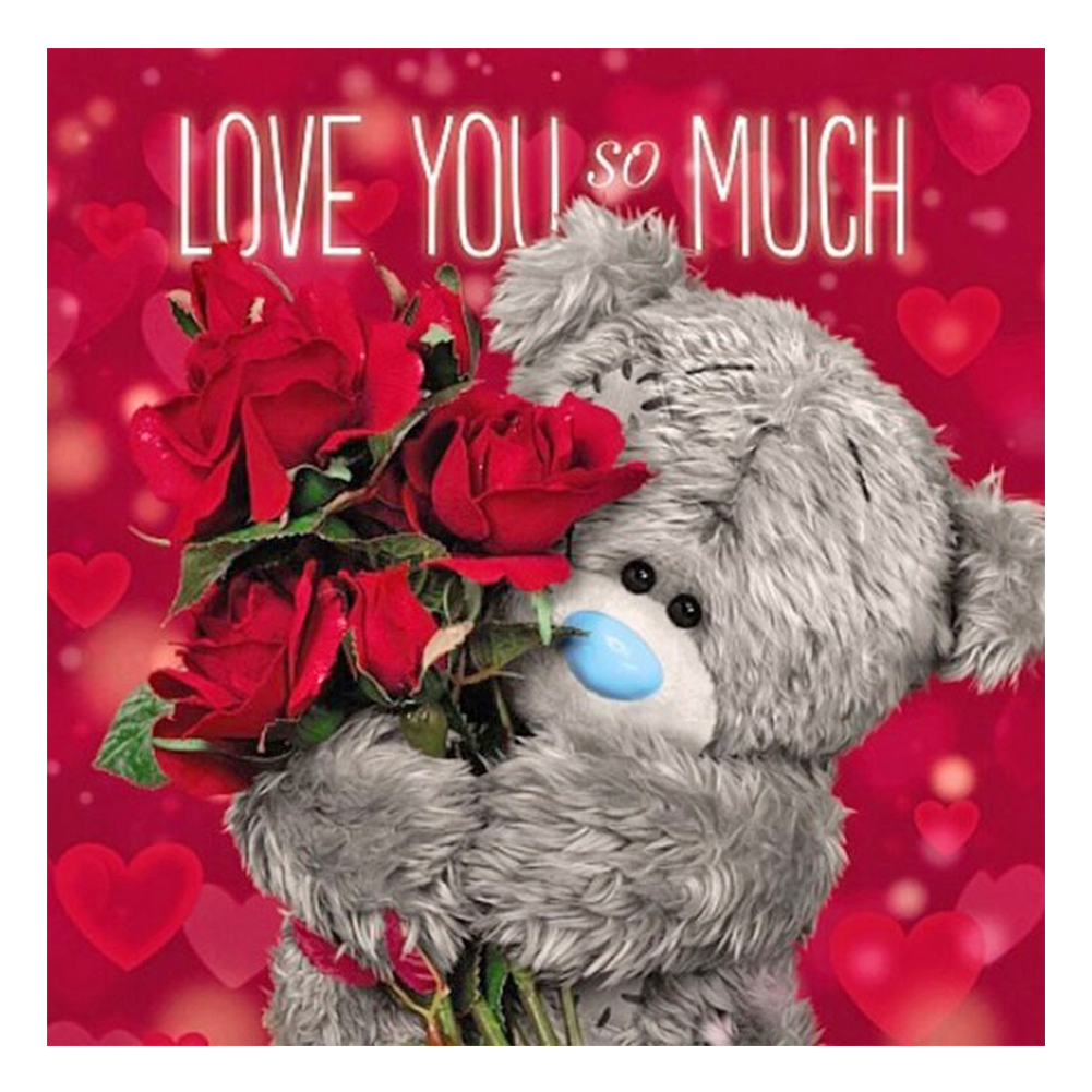 Rose Bear - Round Drill Diamond Painting - 30*30CM, Round diamond 30*30cm, 501 Original
Rose Bear - Round Drill Diamond Painting - 30*30CM, Round diamond 30*30cm, 501 Original