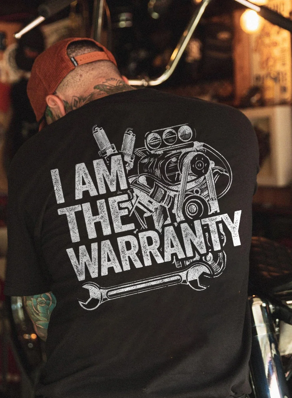 I Am The Warranty Printed Men's T-shirt - Devcarry
