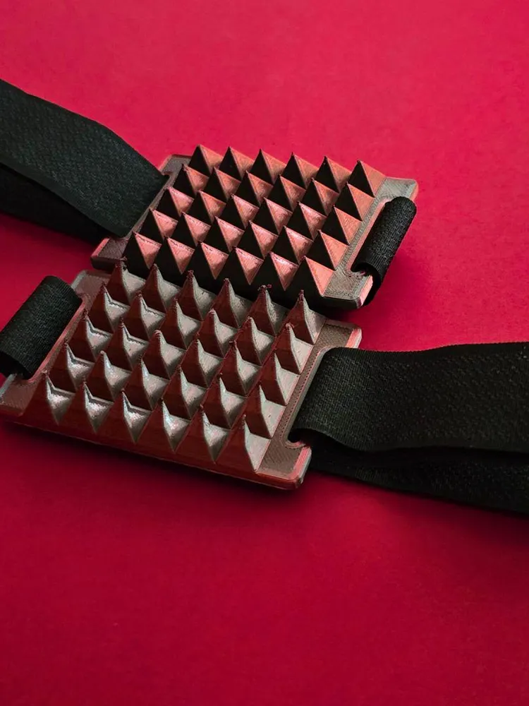pornhint Pornhint Evil Points | 3D Printed Spiked Impact Pads: | Straight or Slanted | BDSM Sensation & Predicament Play bdsm pillory