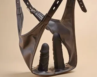 pornhint Pornhint BDSM Double Dildo - Butt Plug Underwear, Dildo Women Restraints Chastity Panties with Detachable BDSM Toys