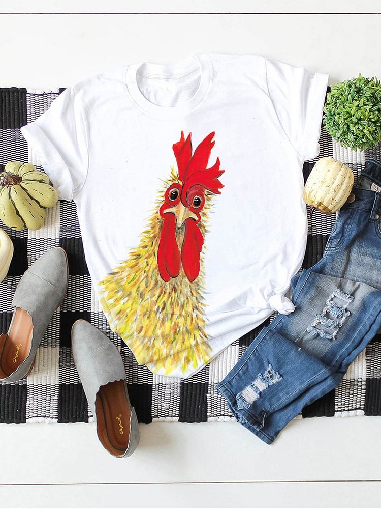 Bestdealfriday Chicken Graphic Tee 10697906