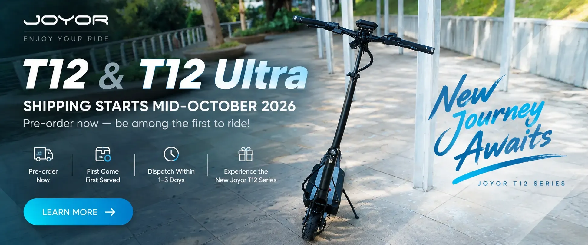 JOYOR T12 and T12 Ultra new electric scooters