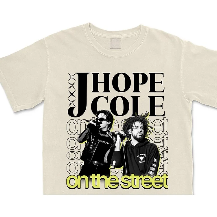 BTS J-Hope On The Street with J. Cole Photo T-shirt