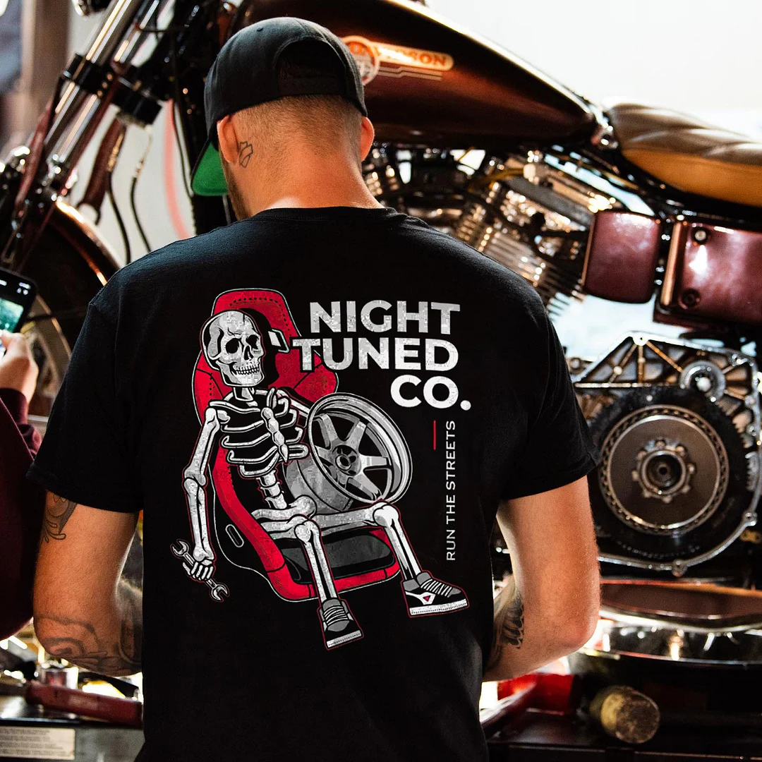Night Runed Co. Printed Men's T-shirt - Devcarry