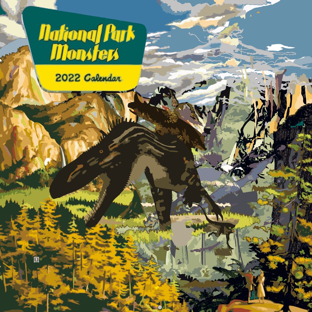 2022 National Park Monsters Calendar, Alternate Histories