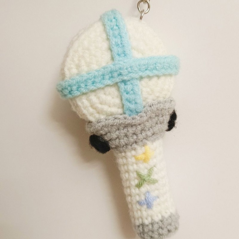 Twice lightstick cover: Crochet pattern