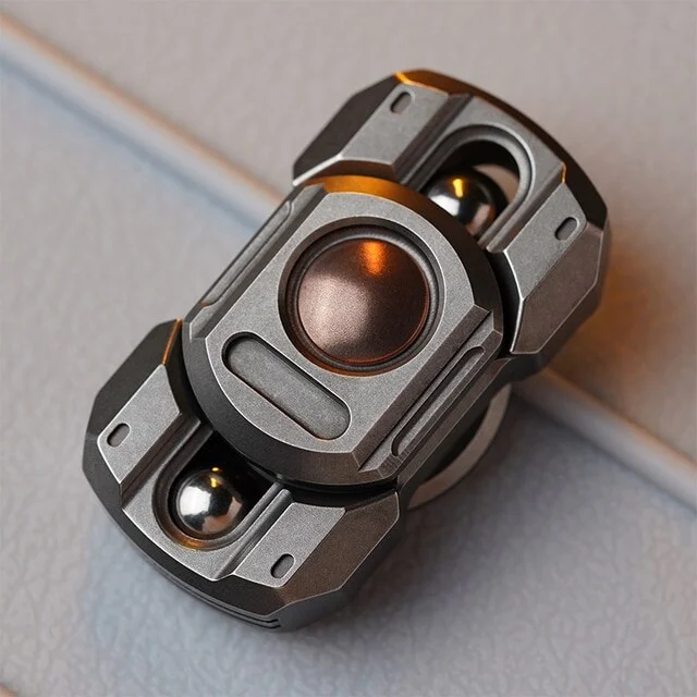 WANWU EDC Fidget Spinner Marching Robot Button Steel Ball Fingertip Gyro Decompression Metal Toys