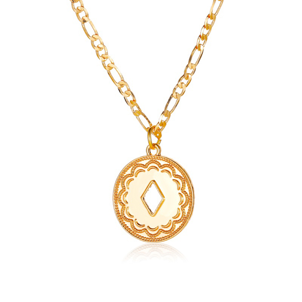 Fashion Necklace Retro Unisex Hollow Rhombic Pendant Clavicle Chain Jewelry, 501 Original
Fashion Necklace Retro Unisex Hollow Rhombic Pendant Clavicle Chain Jewelry, 501 Original