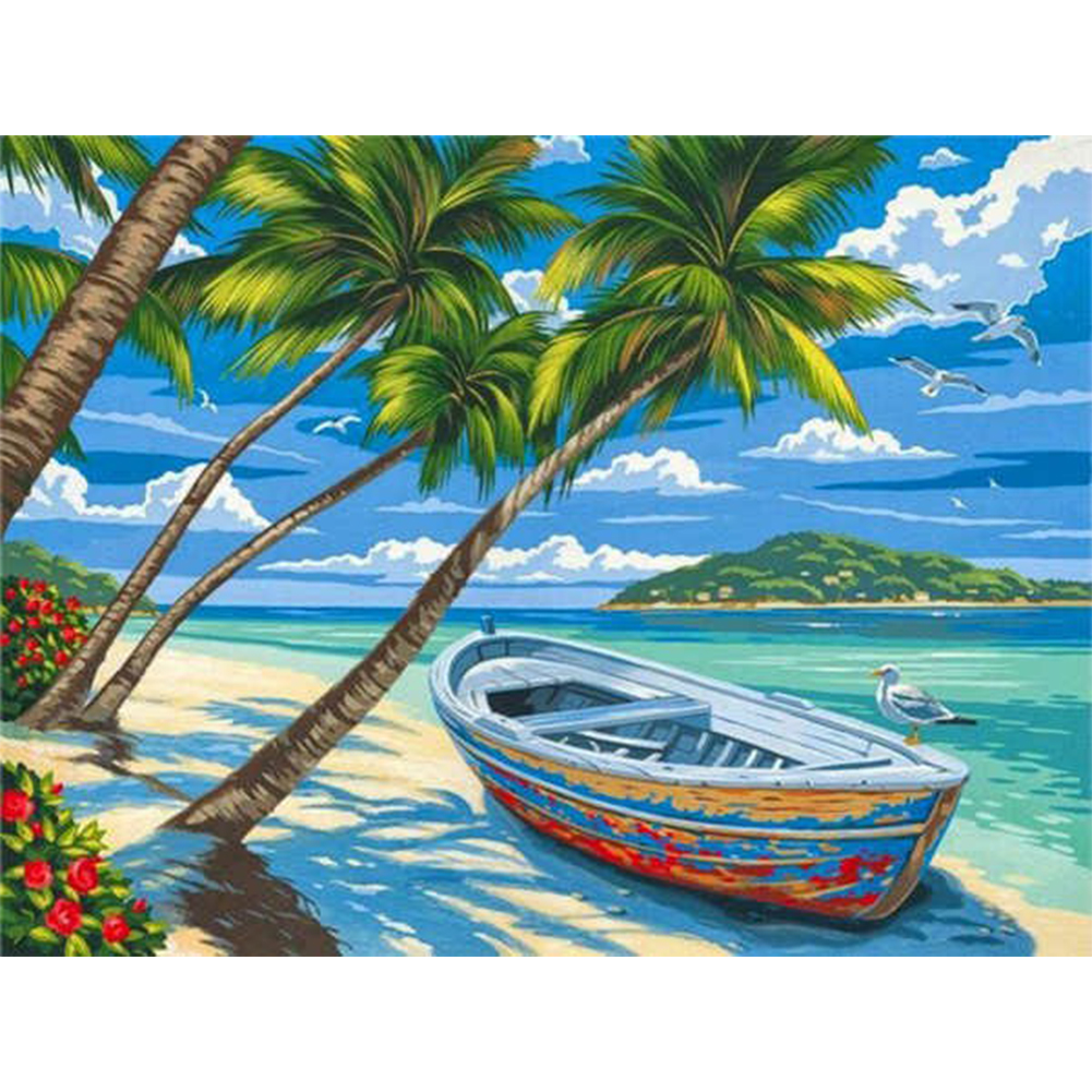 Beach Boat - Round Drill Diamond Painting 40*30CM, Round diamond 40*30cm, 501 Original
Beach Boat - Round Drill Diamond Painting 40*30CM, Round diamond 40*30cm, 501 Original