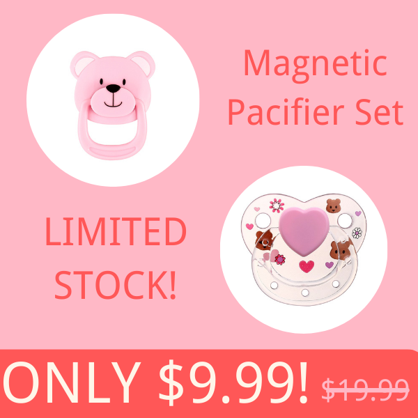2 Magnetic Pacifier Set   [ONLY $9.99!!]